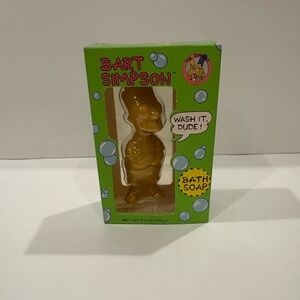 Brand New Bart Simpson Wash It Dude Soap